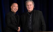 Guo Wengui and Steve Bannon