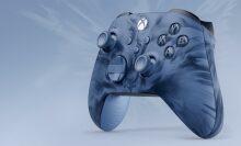 Xbox Wireless Controller – Stormcloud Vapor Special Edition on smoky blue background