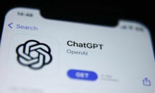 ChatGPT app on a smartphone