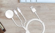 3-in-1 charger on a desk