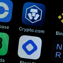 Coinbase and Binance apps on mobile device