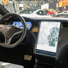 Tesla Model S interior