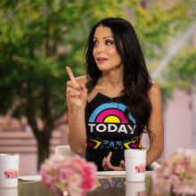 bethenny frankel on the set of the 'today' show