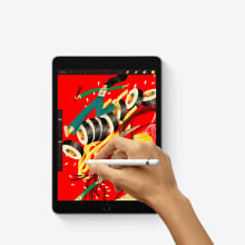 Apple Pencil on an iPad