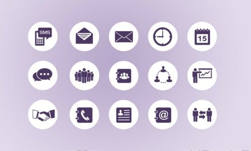 A grid of mobile app icons.