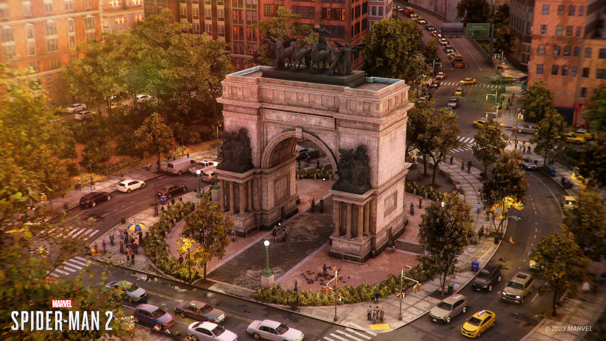 Grand Army Plaza in Spider-Man 2
